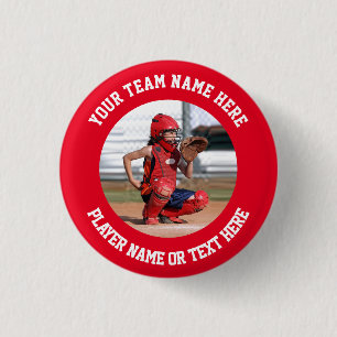 Create Your Own Sports Team Photo Button