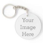 Create Your Own Square Double-sided Keychain
