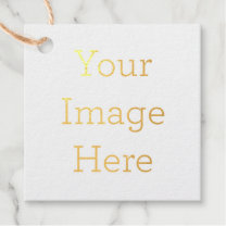 Create Your Own Square Foil Favor Tag