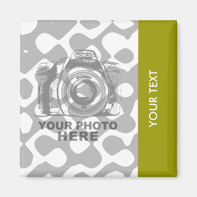 Create Your Own Square Magnet Vertical (Front)