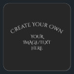 Create Your Own Square Sticker<br><div class="desc">Create your own custom party and event supplies and favours,  personalised gifts,  promotional merch and more. Visit Corona Radiata Cards to view our entire collection.</div>