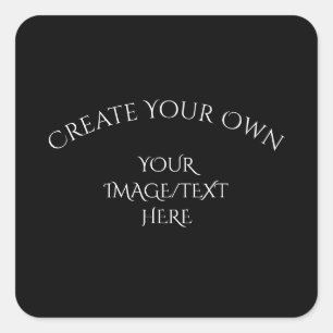 Create Your Own Square Sticker