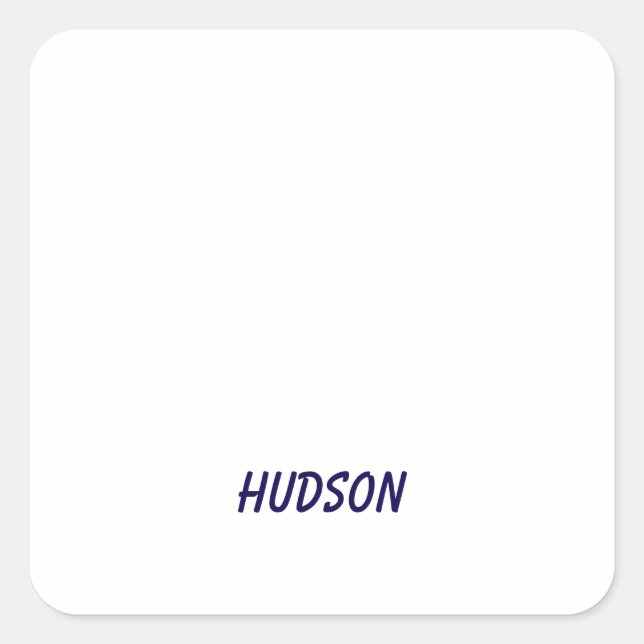 Create Your Own Square Sticker (Front)