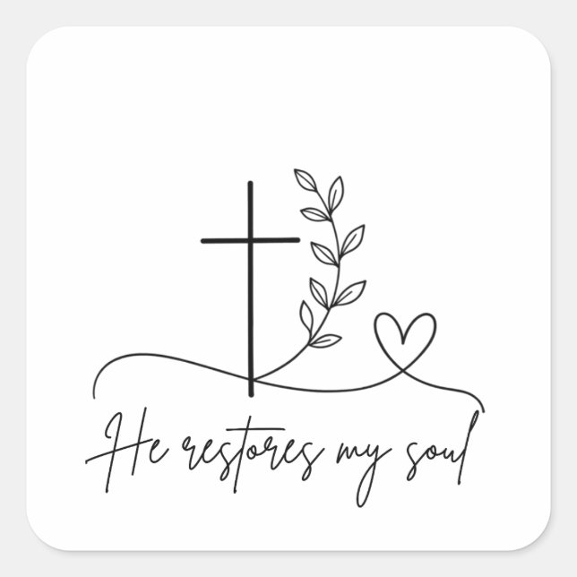 Create Your Own Square Sticker (Front)
