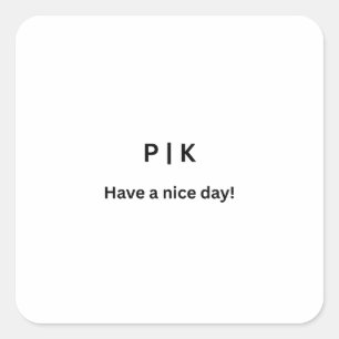 Create Your Own Square Sticker