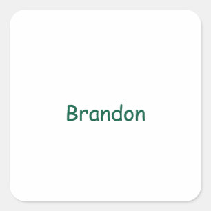 Create Your Own Square Sticker