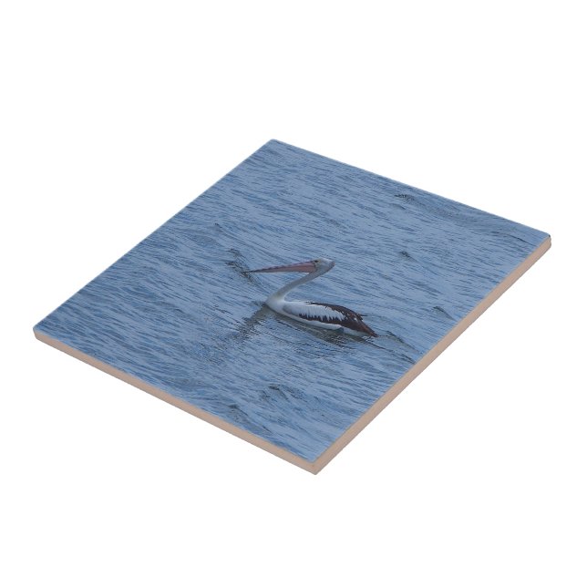 Create your own square tile -  Pelican (Side)