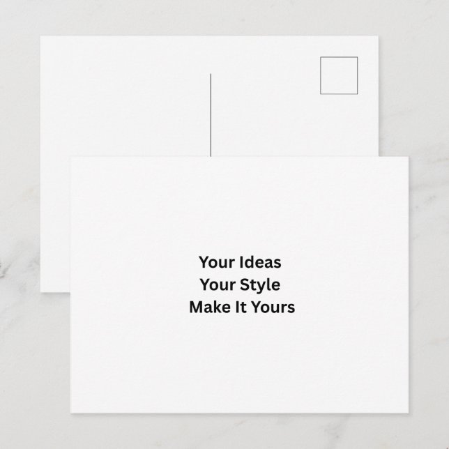 Create Your Own Standard 4.25" x 5.6" Postcard (Front/Back)