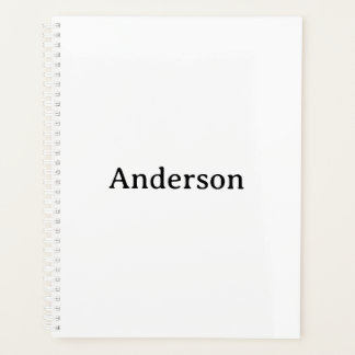 Create Your Own Standard 8.5" x 11" Spiral  Planner