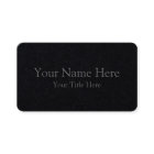 Create Your Own Standard Business Card