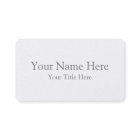 Create Your Own Standard Business Card