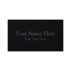Create Your Own Standard Business Card