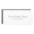 Create Your Own Standard Business Card