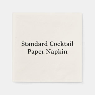 Create Your Own Standard Cocktail Paper Napkin