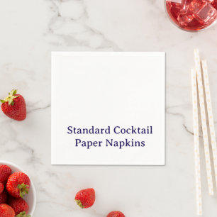 Create Your Own Standard Cocktail Paper Napkin