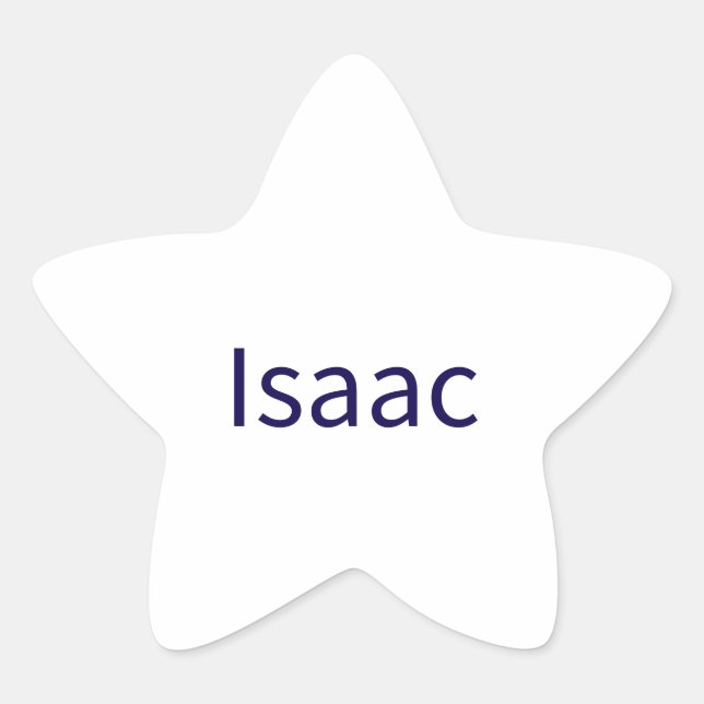Create Your Own Star Sticker (Front)