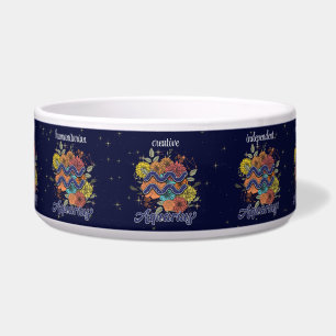 Create Your Own Starry Floral Aquarius Zodiac