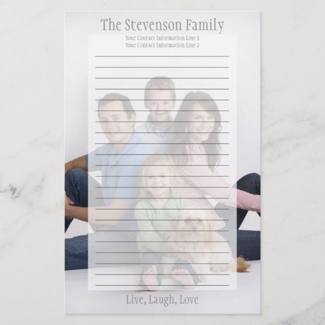 Create Your Own Stationery (Front)