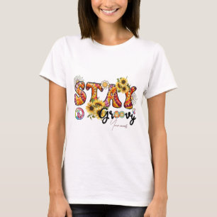 Create Your Own Stay Groovy Tie Dye T-Shirt