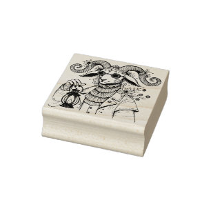 Create Your Own Steampunk Guiding Ram Lord Rubber Stamp