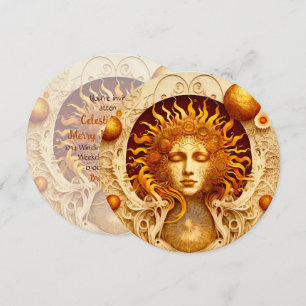 Create Your Own Steampunk Sun Goddess Invitation