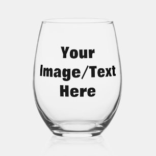 Create Your Own Stemless Wine Glass