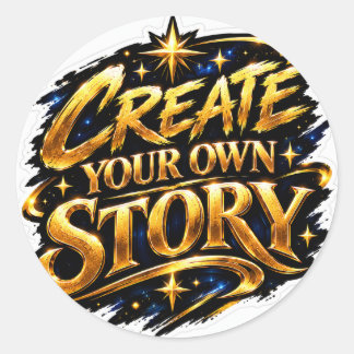 Create Your Own Story Luxury Sticker