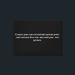 Create Your Own Stretched Canvas Print<br><div class="desc">Sissy Pesticide, "the Tart of Pop" In the vein of Shock Rockers (a weirdo dude with a girly nickname) here comes horror painter Sissy Pesticide! Sissy's work is inspired by pills and booze, great music, Horror Movies, vintage crime, risqué naughtiness, with a razor edge of classic heartbroken glamour featuring dangerous...</div>