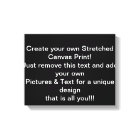 Create Your Own Stretched Canvas Print