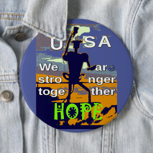 Create Your Own Strong Hope with Compassion 6 Cm Round Badge
