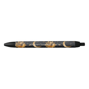 Create Your Own Sun Moon Stars Celestial Black Ink Pen