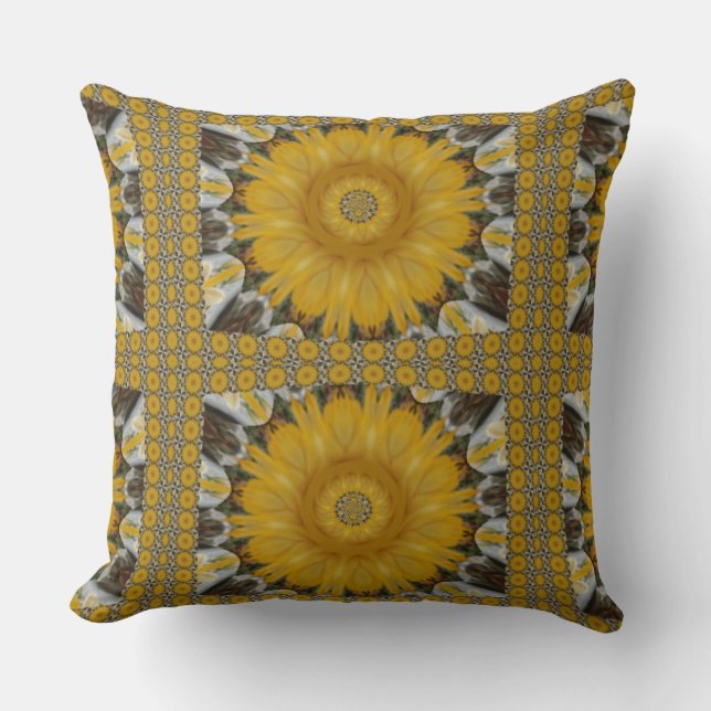 Create Your Own Sunflower Cushion (Front)