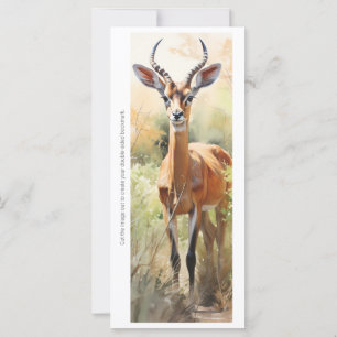 Create Your Own Sunny Gazelle Bookmark Card