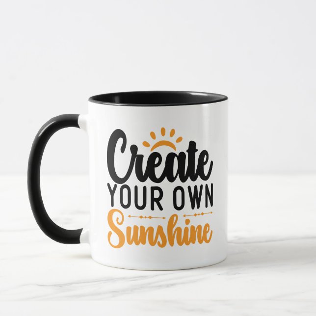 Create your own sunshine 11 oz mug (Left)