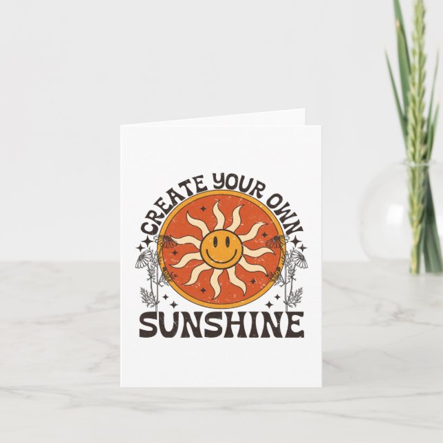 Create Your Own Sunshine Card (Front)