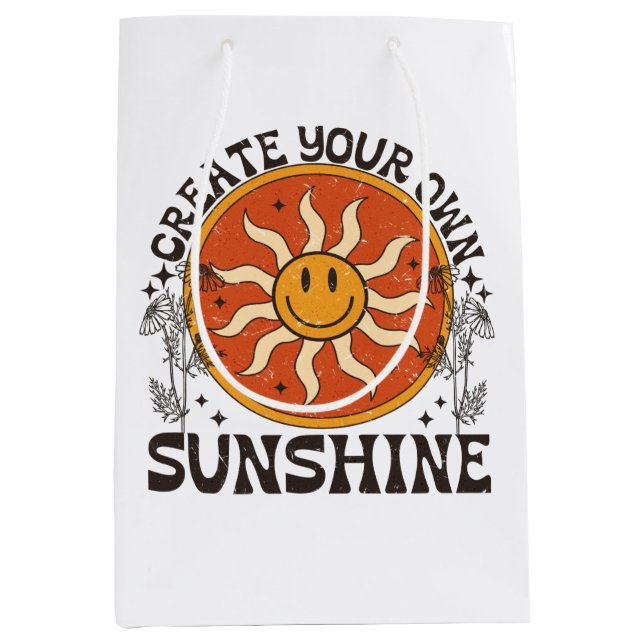 Create Your Own Sunshine Medium Gift Bag (Front)