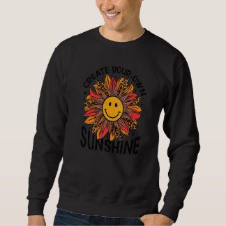 Create Your Own Sunshine Positive Vibes Girls Powe Sweatshirt