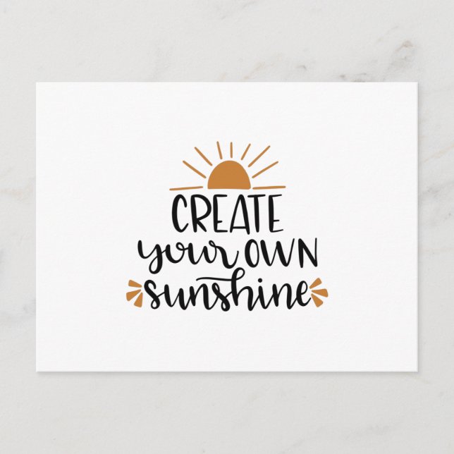 Create your own Sunshine Postcard (Front)