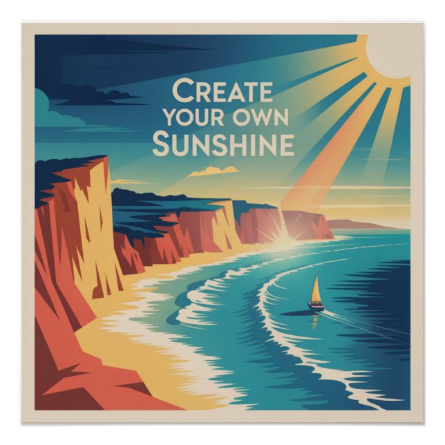 Create Your Own Sunshine Poster (Front)