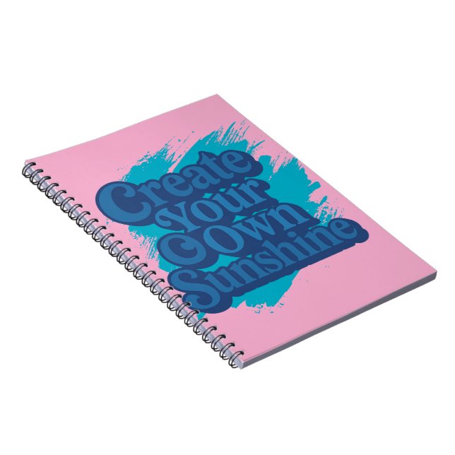Create Your Own Sunshine Retro faboolous Notebook (Right Side)