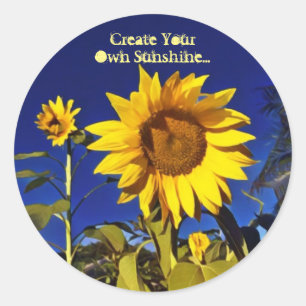 Create your own sunshine-Sunflower Stickers