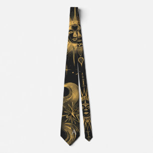Create Your Own Surreal Celestial Moon & Stars Tie