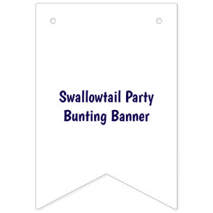 Create Your Own Swallowtail Party Bunting Banner