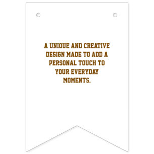 Create Your Own Swallowtail Party Bunting Banner