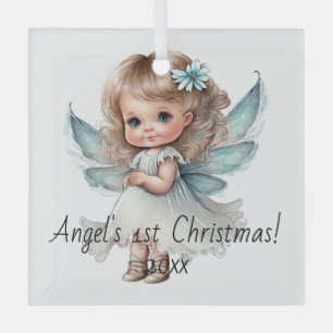 Create Your Own Sweet Little Christmas Angel Glass Tree Decoration