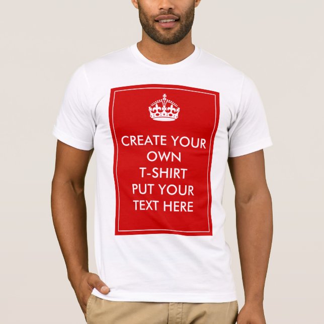 Create Your Own T-Shirt (Front)