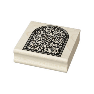 Create Your Own Tall Ornamental Filigree Arch Rubber Stamp
