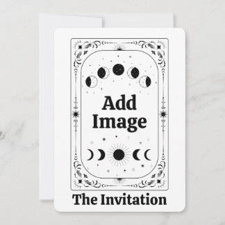 Create Your Own Tarot Astrological Celestial Magic Invitation