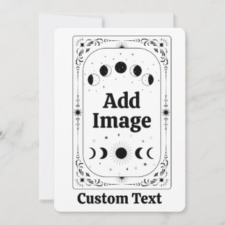 Create Your Own Tarot Astrological Zodiac Sun Moon Invitation