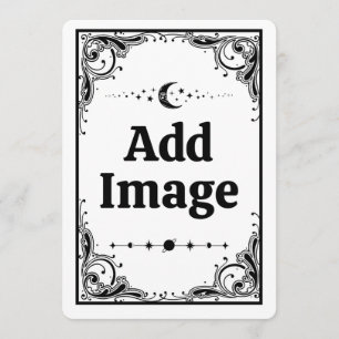 Create Your Own Tarot Birthday Celestial Astrology Invitation
